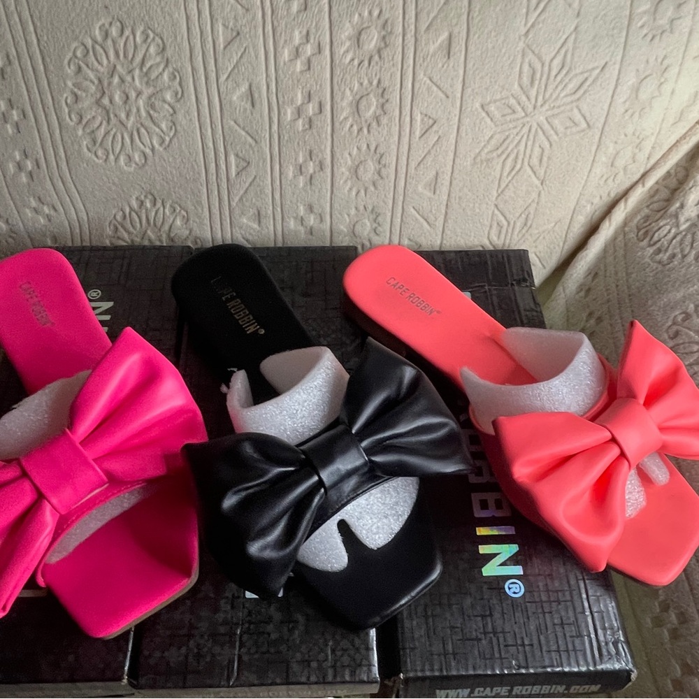 Cape Robbin Flat Sandals all 3 size 8 women’s (buy all 3 for $65.00